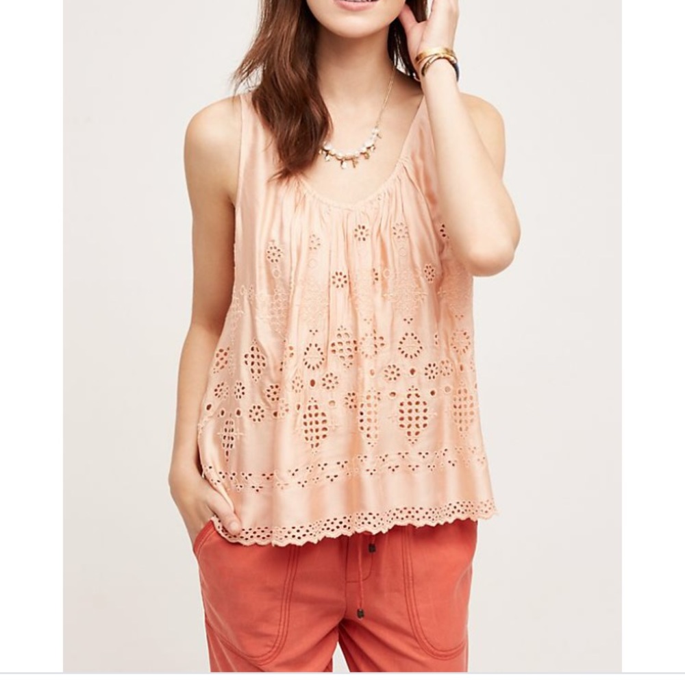 Anthropologie Sadie Swing Tank